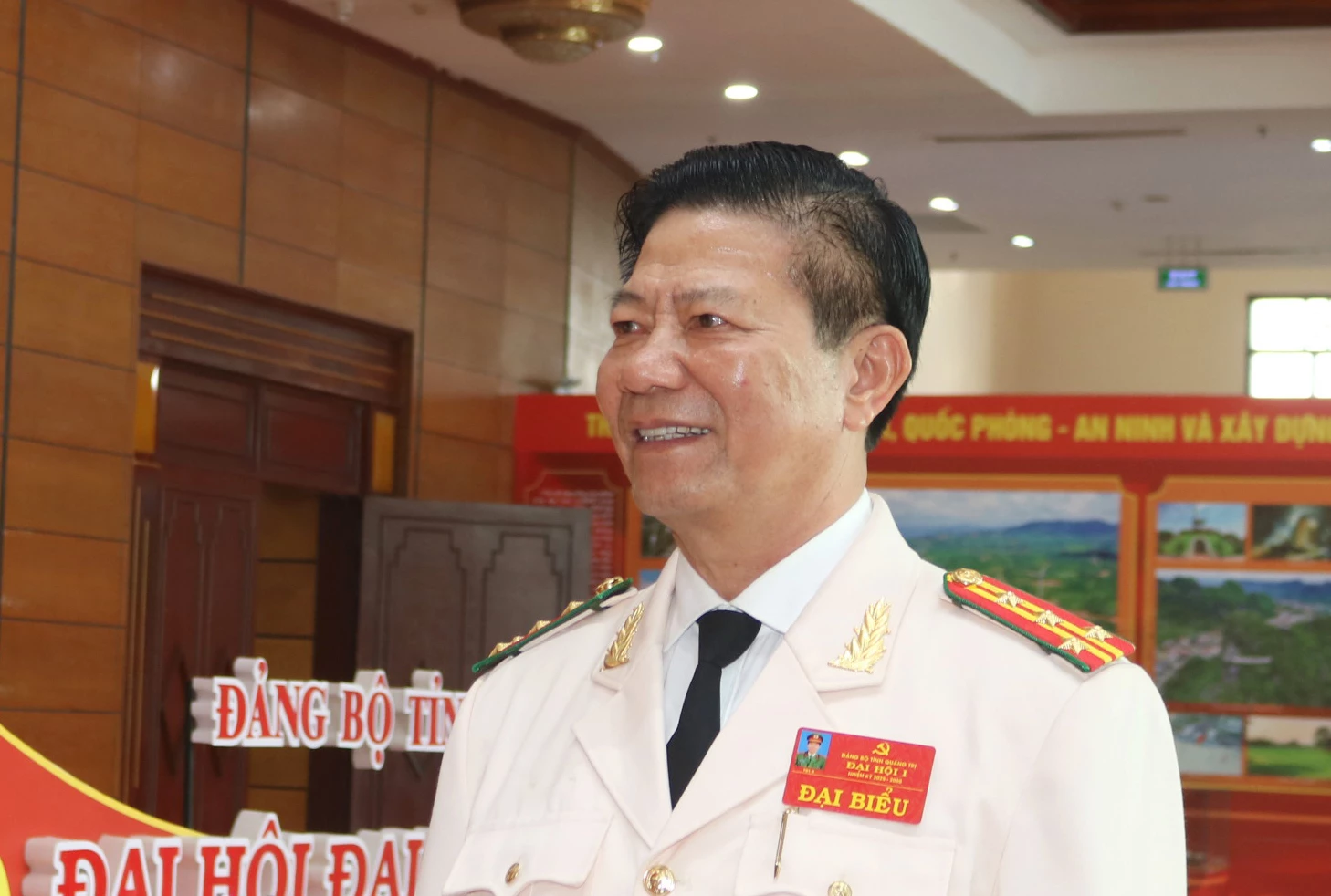 Đại tá Lê Phương Nam, Đại biểu Đảng bộ Công an tỉnh - Ảnh: X.P