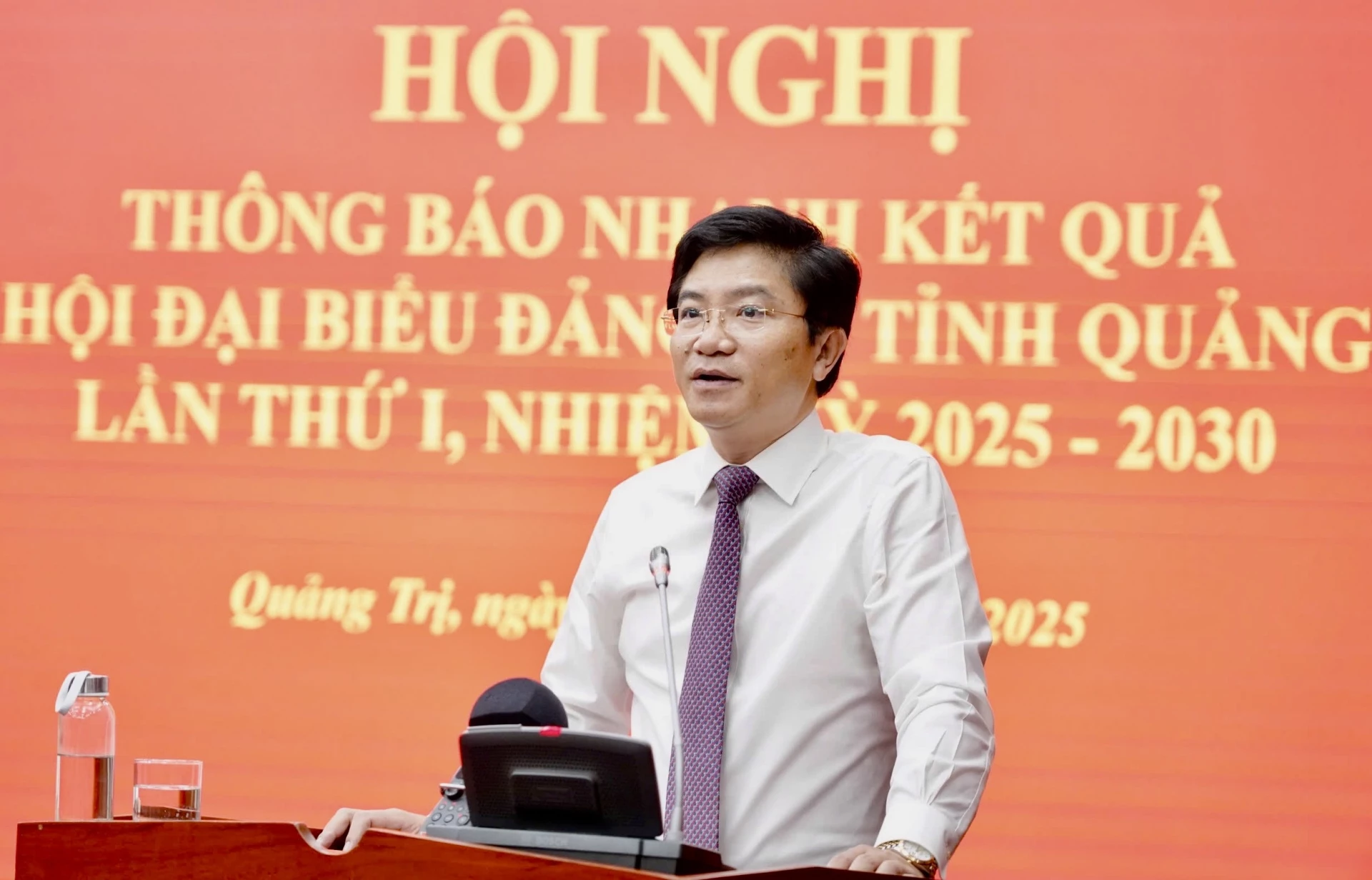 Đồng chí Trưởng Ban TG và DV Tỉnh uỷ Trương An Ninh kết luận hội nghị - Ảnh: Đ.A