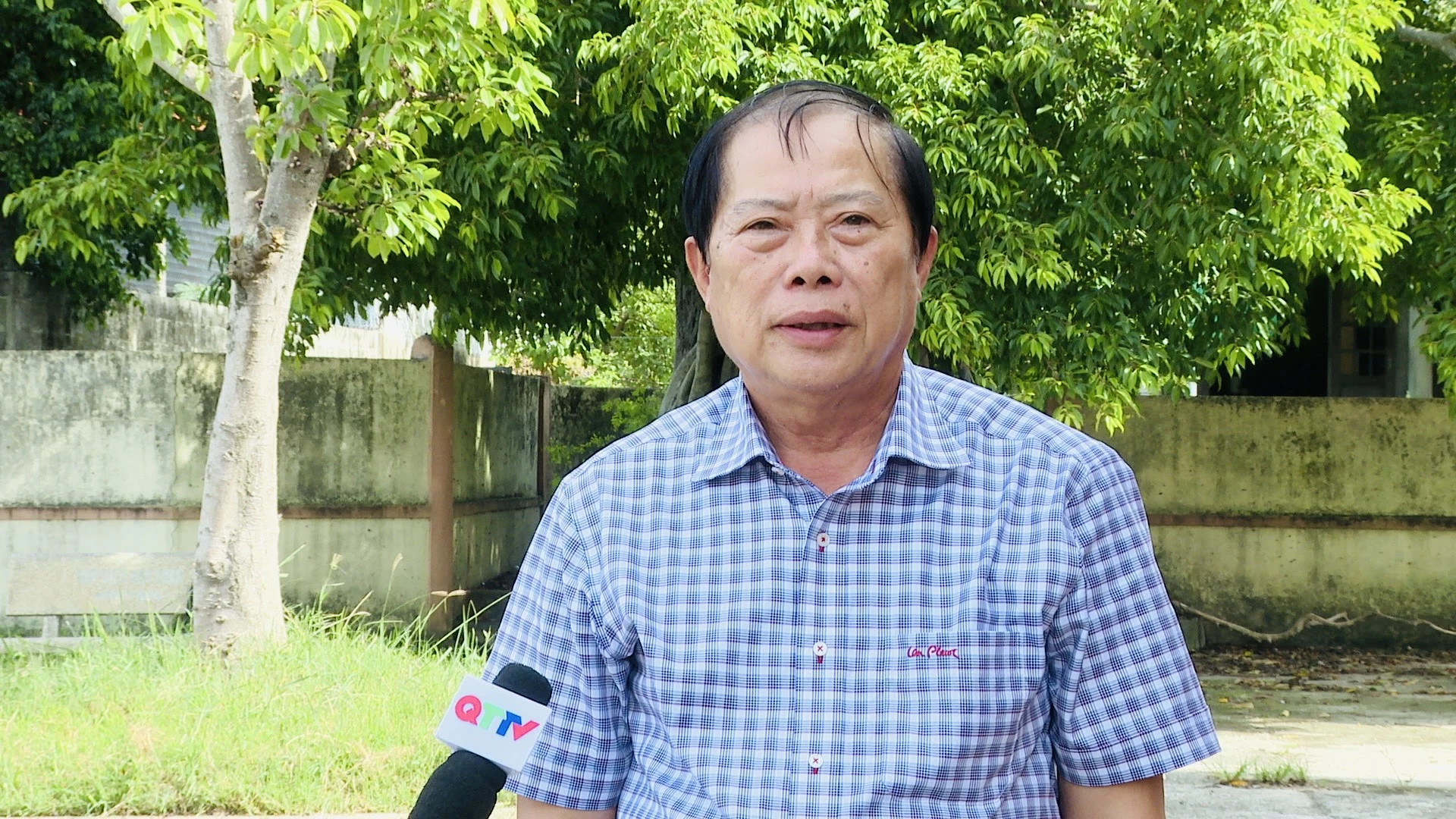 Ông Nguyễn Duy Viên, thôn Thống Nhất, xã Trường Ninh - Ảnh: B.N