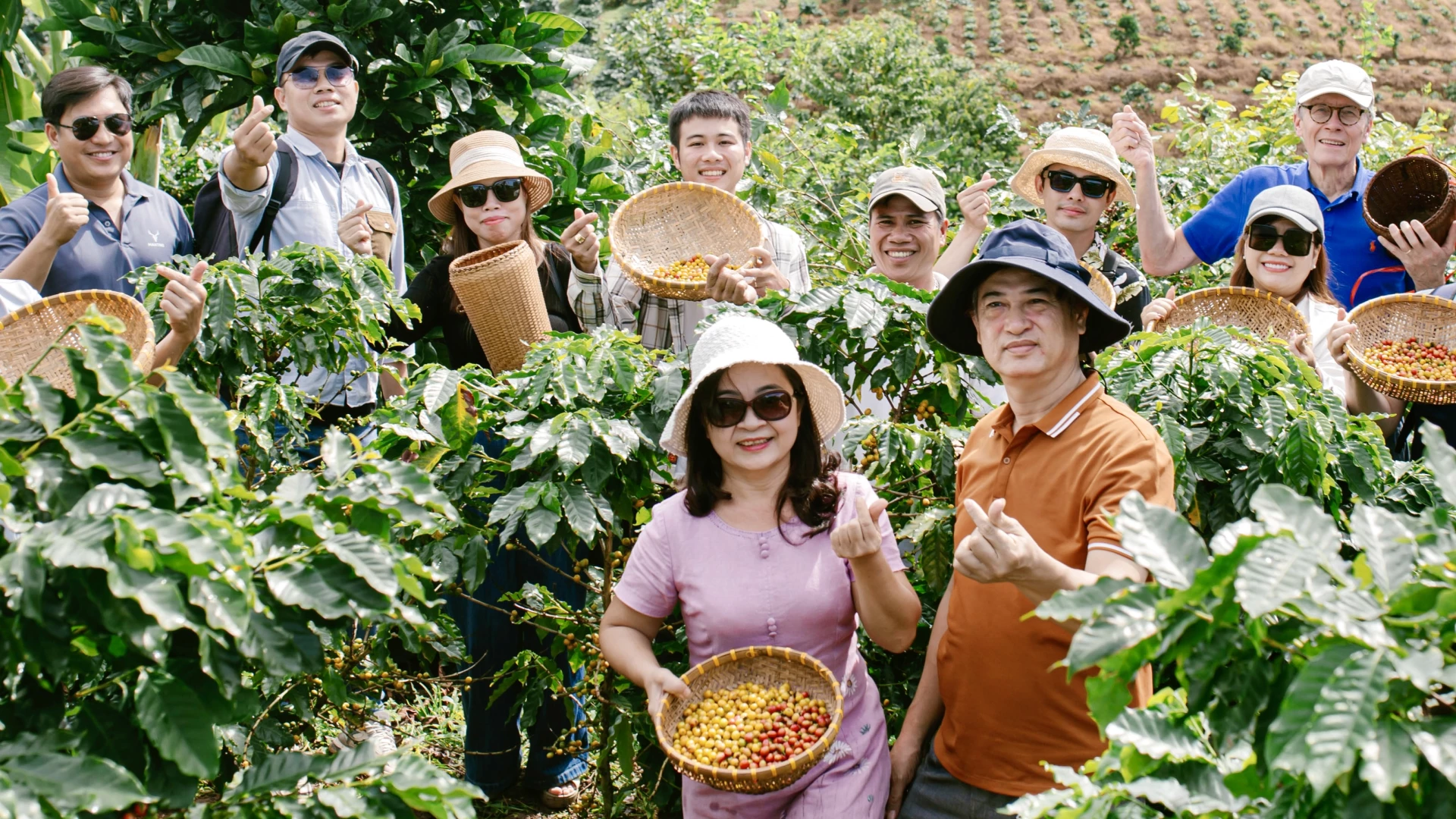 Khe Sanh coffee tour giúp du khách trải nghiệm nông sản địa phương - Ảnh: Q.N