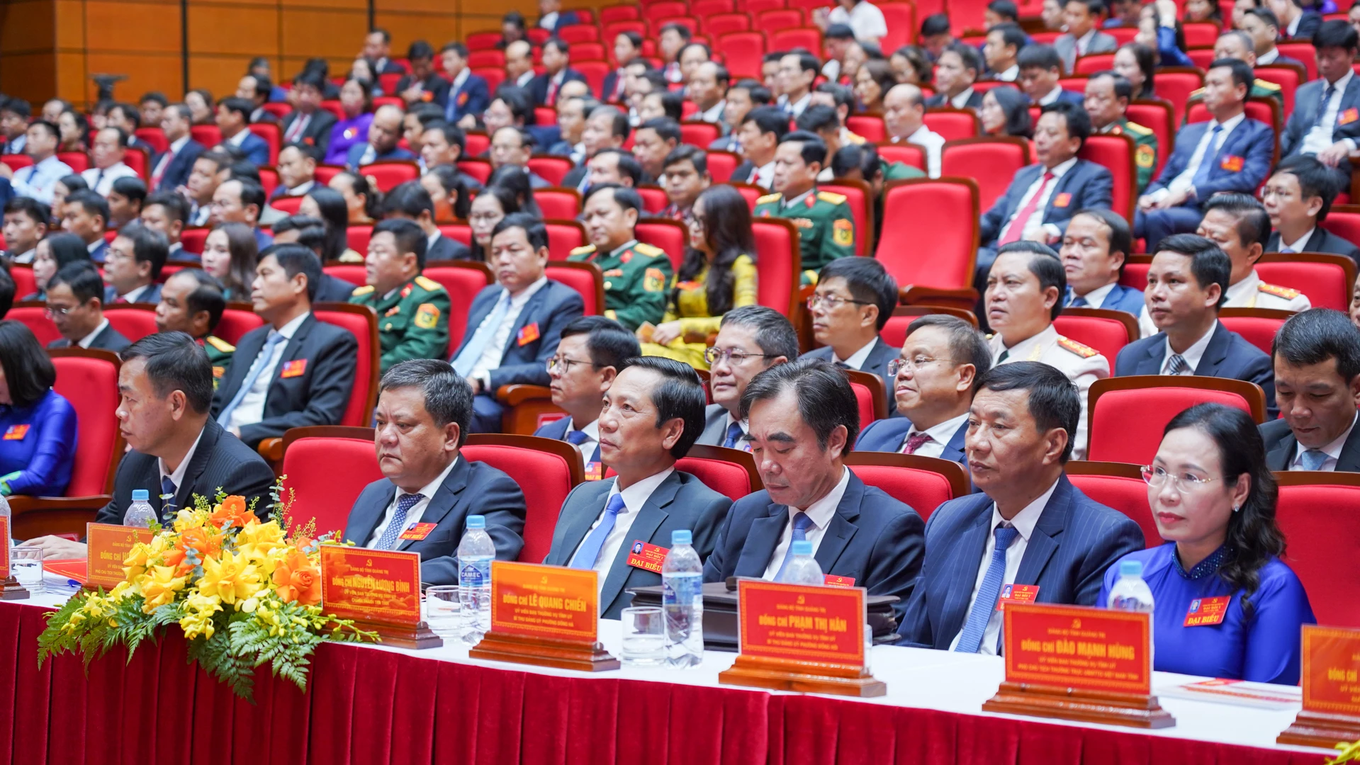 Các đồng chí lãnh đạo tỉnh tham dự phiên trù bị Đại hội đại biểu Đảng bộ tỉnh lần thứ I, nhiệm kỳ 2025 -2030