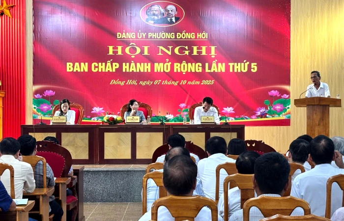 Đảng ủy phường Đồng Hới: Quyết tâm hoàn thành các mục tiêu, nhiệm vụ năm 2025