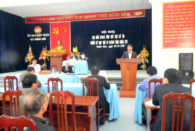 Các đại biểu HĐND tỉnh tiếp xúc cử tri trước kỳ họp thứ 16, HĐND tỉnh khoá XVI
