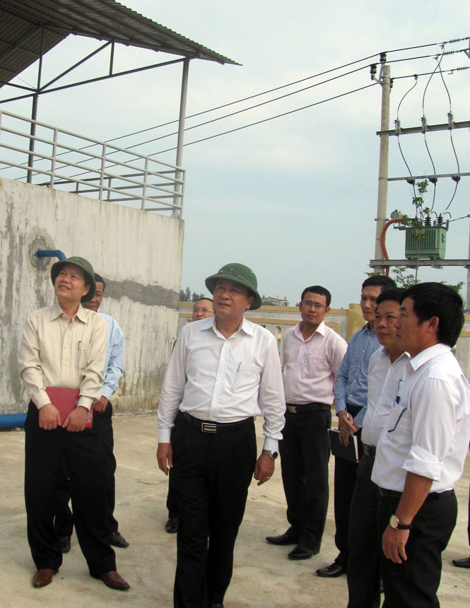 Kiểm tra mô hình quản lý công trình cấp nước sạch sau đầu tư tại xã Thanh Trạch