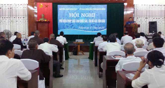 Chú trọng tuyên truyền, phổ biến pháp luật về tôn giáo