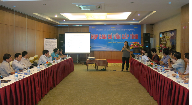 Dự án thúc đẩy quản lý cộng đồng tại Việt Nam: Họp ban cố vấn cấp tỉnh