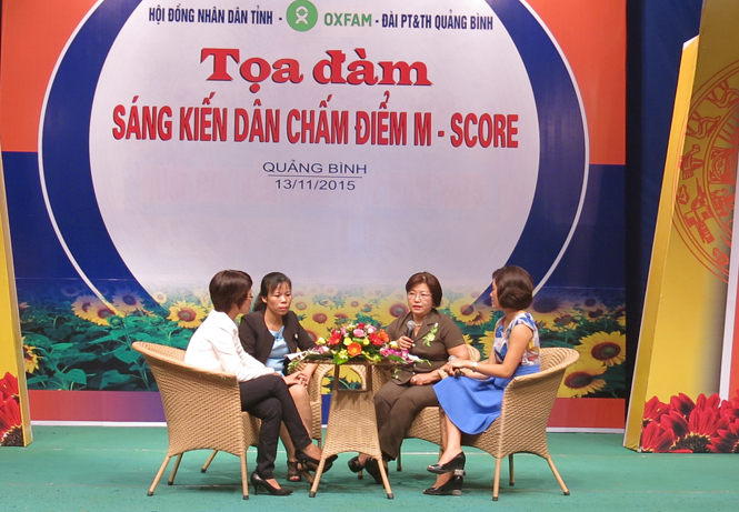 Tọa đàm sáng kiến "Dân chấm điểm" M-Score