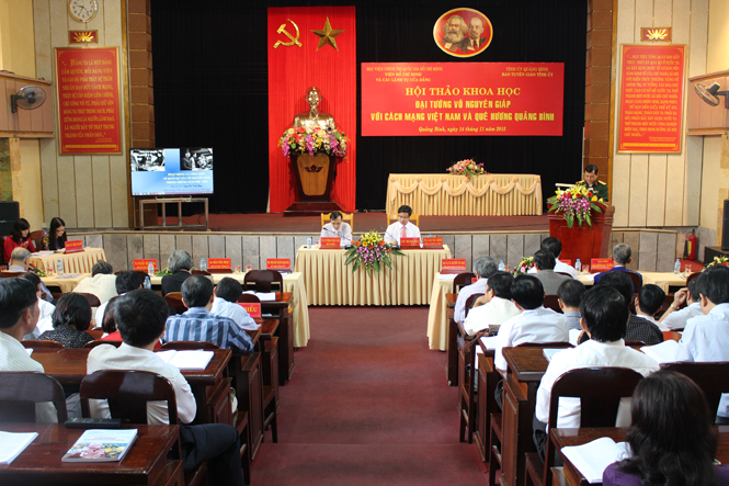 Hội thảo khoa học Đại tướng Võ Nguyên Giáp với cách mạng Việt Nam và quê hương Quảng Bình