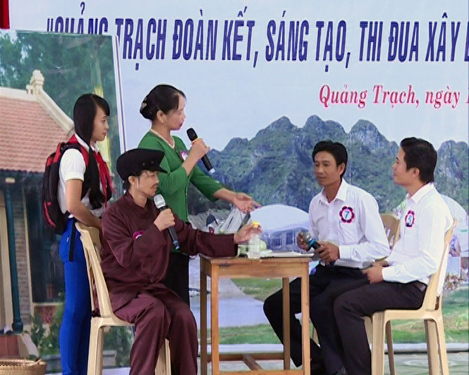 Ghi nhận từ hội thi tuyên truyền xây dựng nông thôn mới tại Quảng Trạch