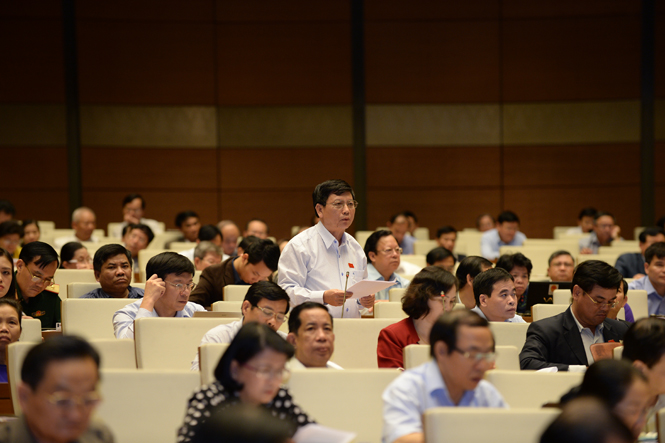Hoạt động của Đoàn đại biểu Quốc hội tỉnh tại Kỳ họp thứ 10, Quốc hội khoá XIII: Tích cực góp phần vào sự thành công của kỳ họp