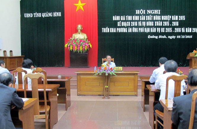 Triển khai kế hoạch sản xuất nông nghiệp năm 2016 và vụ đông xuân 2015-2016