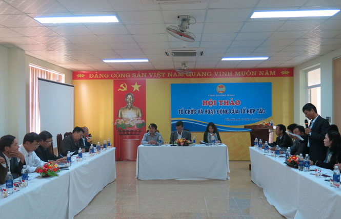 Hội thảo tổ chức và hoạt động của tổ hợp tác