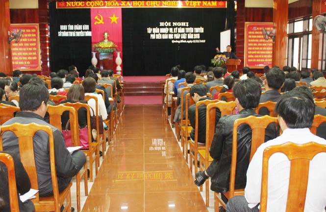 Tập huấn nghiệp vụ, kỹ năng tuyên truyền, phổ biến giáo dục pháp luật