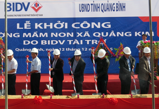 Khởi công xây dựng Trường mầm non xã Quảng Kim