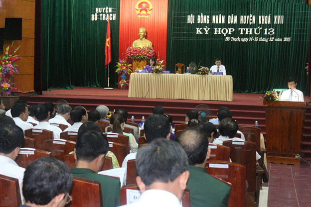 HĐND huyện Bố Trạch khóa XVII tổ chức kỳ họp thứ 13