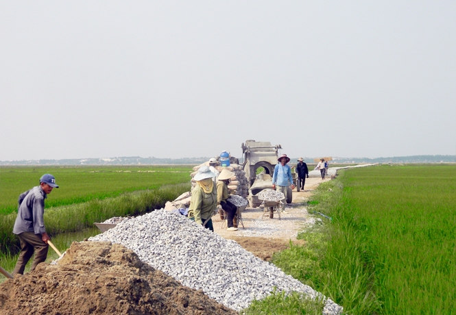 Năm 2015, tỉnh ta có thêm 15 xã đạt chuẩn nông thôn mới