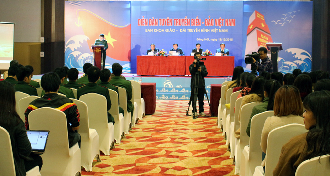 Diễn đàn "Tuyên truyền biển-đảo Việt Nam"