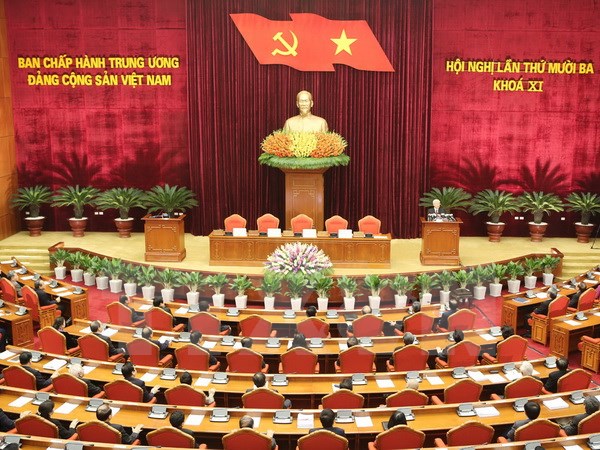Bế mạc Hội nghị lần thứ 13 Ban Chấp hành Trung ương Đảng khóa XI