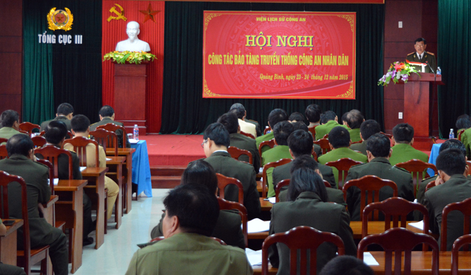 Hội nghị công tác Bảo tàng truyền thống Công an nhân dân