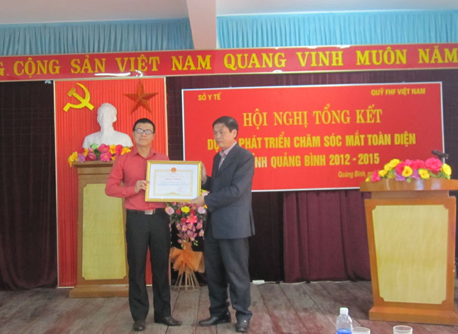 Giai đoạn 2012-2015, có 3.801 bệnh nhân mù được trả lại ánh sáng