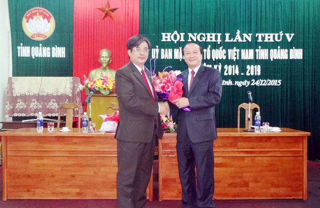 Đồng chí Trần Văn Tuân được bầu giữ chức Chủ tịch Ủy ban MTTQVN tỉnh, nhiệm kỳ 2014-2019