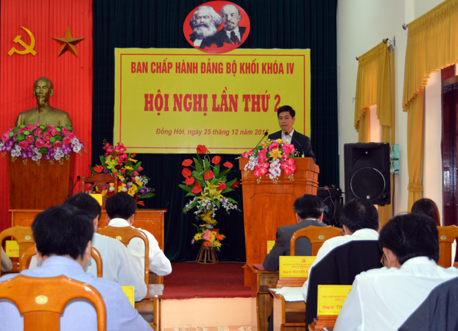 Đảng ủy Khối Doanh nghiệp tỉnh: Triển khai nhiệm vụ năm 2016