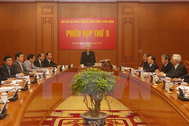 Toàn văn Phiên họp thứ 9 Ban Chỉ đạo phòng, chống tham nhũng