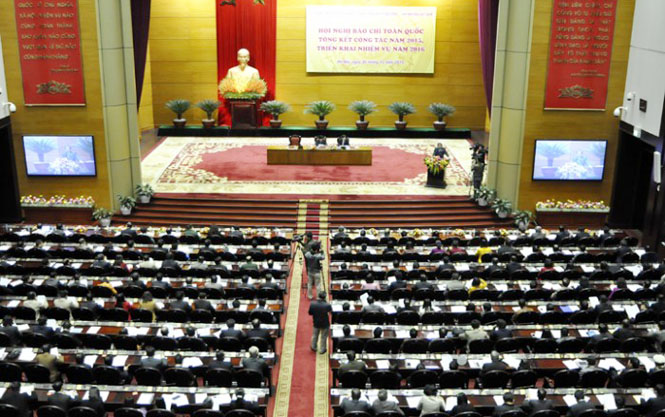 Hội nghị Báo chí toàn quốc triển khai nhiệm vụ năm 2016