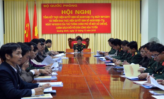 Triển khai thực hiện một số chế độ, chính sách đối với dân công hỏa tuyến