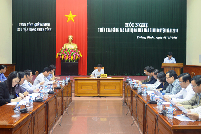 Tiếp tục đẩy mạnh công tác vận động hiến máu tình nguyện trên địa bàn tỉnh