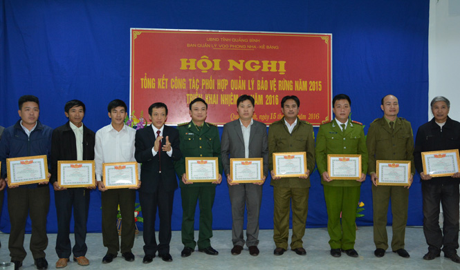 Ban quản lý Vườn Quốc gia Phong Nha-Kẻ Bàng đẩy mạnh công tác phối hợp bảo vệ rừng
