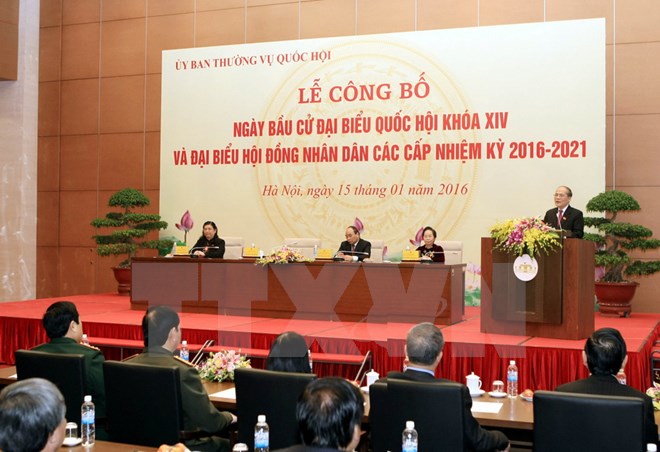 Chính thức công bố ngày bầu cử đại biểu Quốc hội khóa XIV