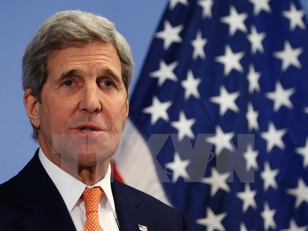 Ngoại trưởng Mỹ John Kerry bắt đầu chuyến thăm Campuchia