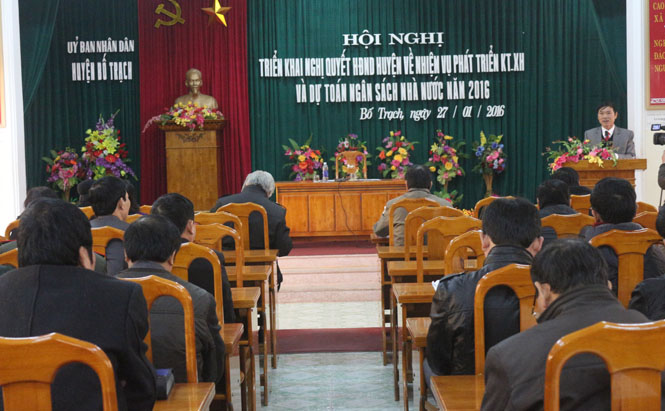 Bố Trạch triển khai thực hiện Nghị quyết HĐND huyện về nhiệm vụ phát triển kinh tế-xã hội