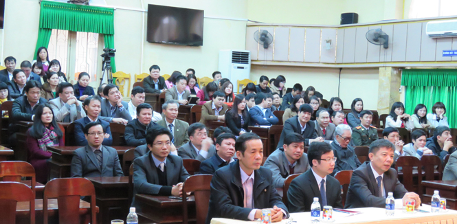 Ban Thường vụ Tỉnh uỷ gặp mặt báo chí nhân dịp Tết Nguyên đán Bính Thân 2016