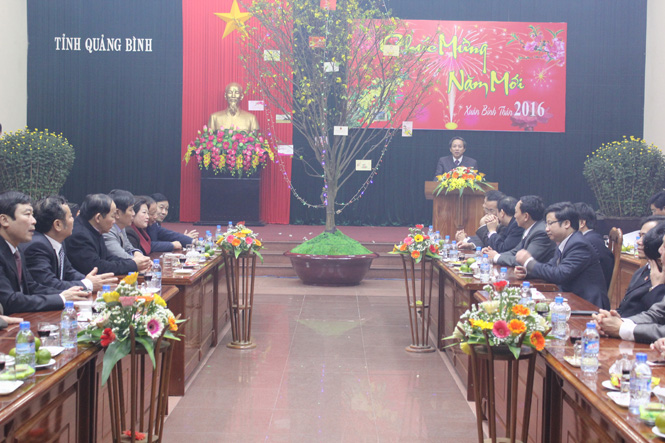 Gặp mặt, chúc Tết cán bộ lãnh đạo chủ chốt