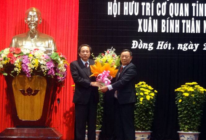 Hội Hưu trí cơ quan Tỉnh uỷ: Gặp mặt đầu xuân Bính Thân 2016