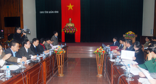 Đoàn công tác Ủy ban Văn hóa, Giáo dục, Thanh thiếu niên và Nhi đồng Quốc hội khảo sát việc thực hiện Luật Du lịch tại tỉnh Quảng Bình