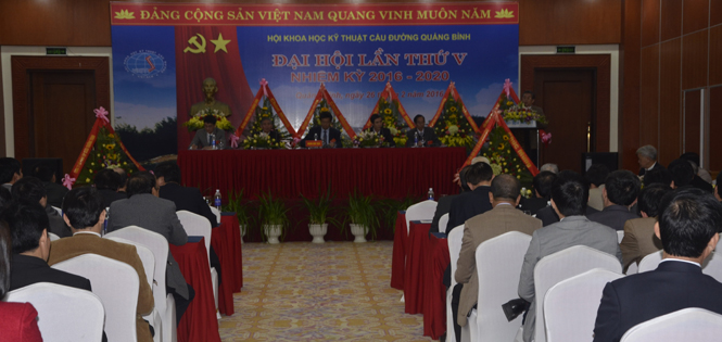 Đại hội Hội khoa học kỹ thuật cầu đường Quảng Bình lần thứ V, nhiệm kỳ 2016-2020