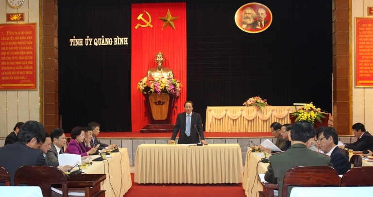 Ban Chỉ đạo bầu cử tỉnh cho ý kiến về công tác chuẩn bị bầu cử đại biểu Quốc hội khóa XIV và đại biểu HĐND các cấp nhiệm kỳ 2016-2021