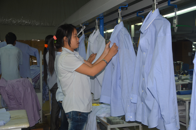 Sản phẩm áo sơ mi xuất khẩu tăng 38,5% so với cùng kỳ