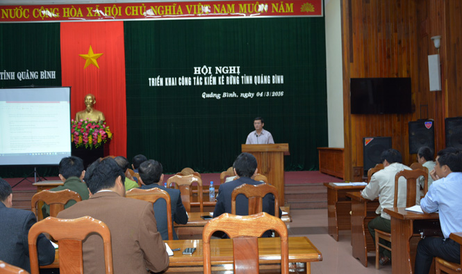 Hội nghị triển khai công tác kiểm kê rừng tỉnh Quảng Bình