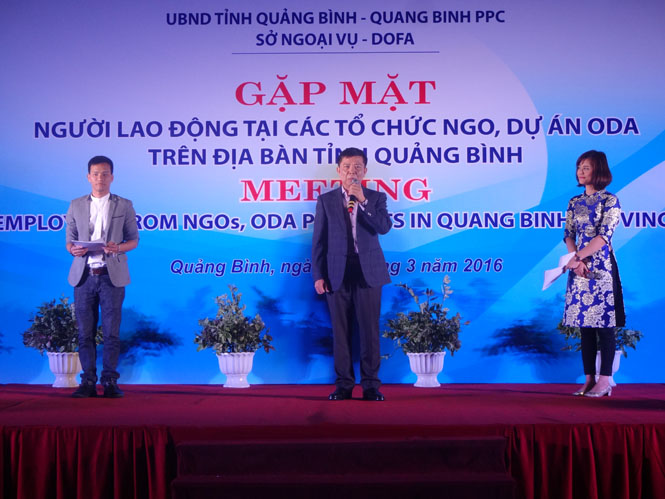 Gặp mặt người lao động tại các tổ chức NGO, dự án ODA trên địa bàn tỉnh Quảng Bình
