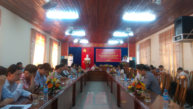 Huyện Lệ Thủy tổ chức gặp mặt báo chí năm 2016