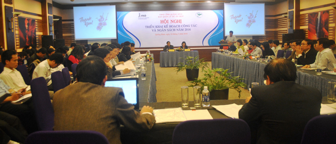 Ban quản lý dự án SRDP Quảng Bình: Triển khai kế hoạch công tác năm 2016