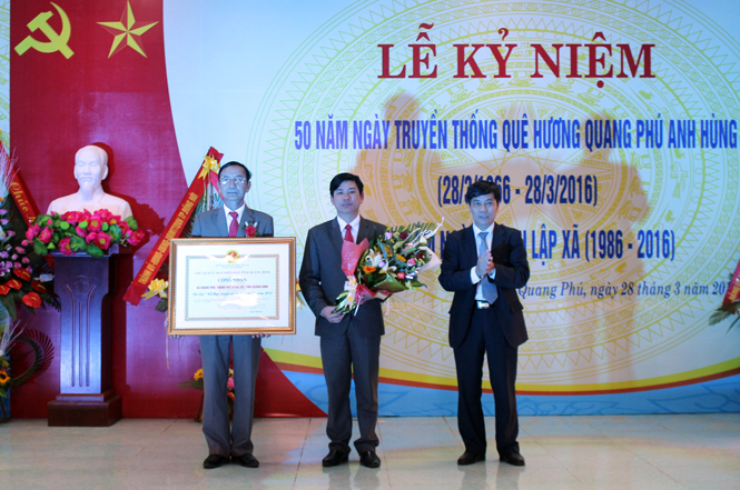 Kỷ niệm 50 năm Quang Phú anh hùng và 30 năm thành lập xã