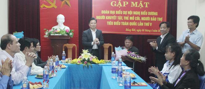 Tỉnh ta có 5 đại biểu tham dự hội nghị biểu dương người khuyết tật tiêu biểu toàn quốc lần thứ V