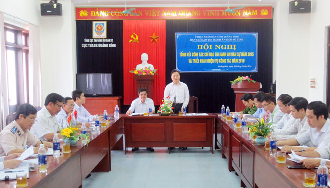 Tập trung giải quyết các vụ việc tồn đọng kéo dài trong thi hành án dân sự