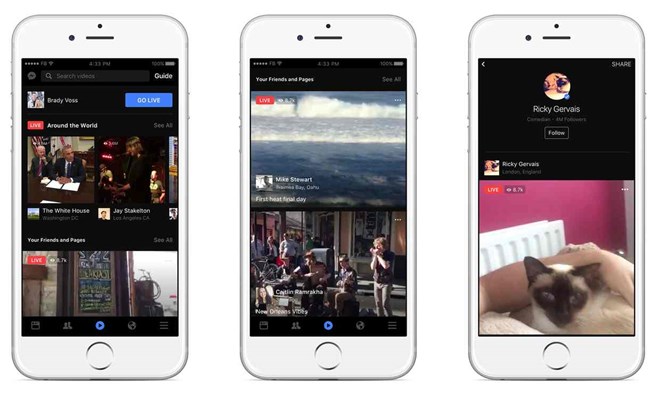 Facebook sắp nâng cấp toàn diện tính năng truyền trực tiếp video