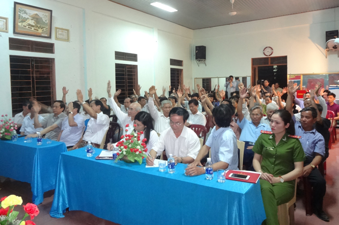 Cử tri tin tưởng, kỳ vọng các ứng cử viên đại biểu Quốc hội khóa XIV và đại biểu HĐND các cấp nhiệm kỳ 2016-2021